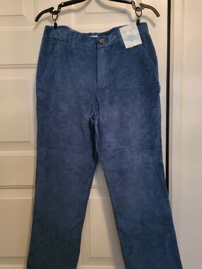 Cat & Jack Kids Teal Blue Corduroy Pants Size 14